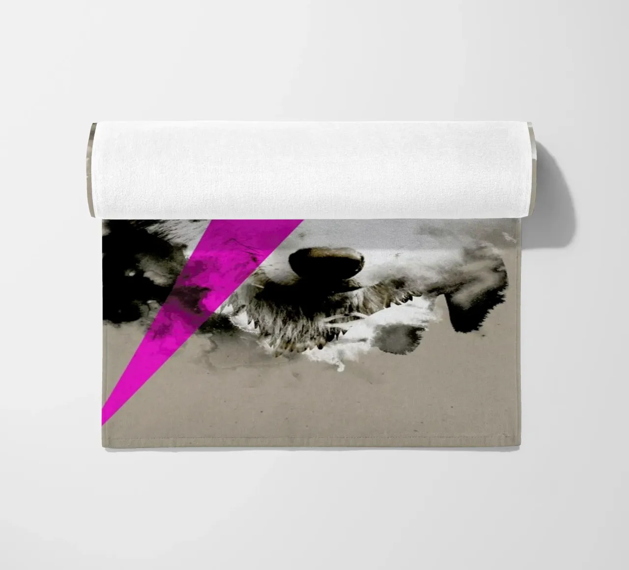 Wolf rocks strandhanddoek van Róbert Farkas