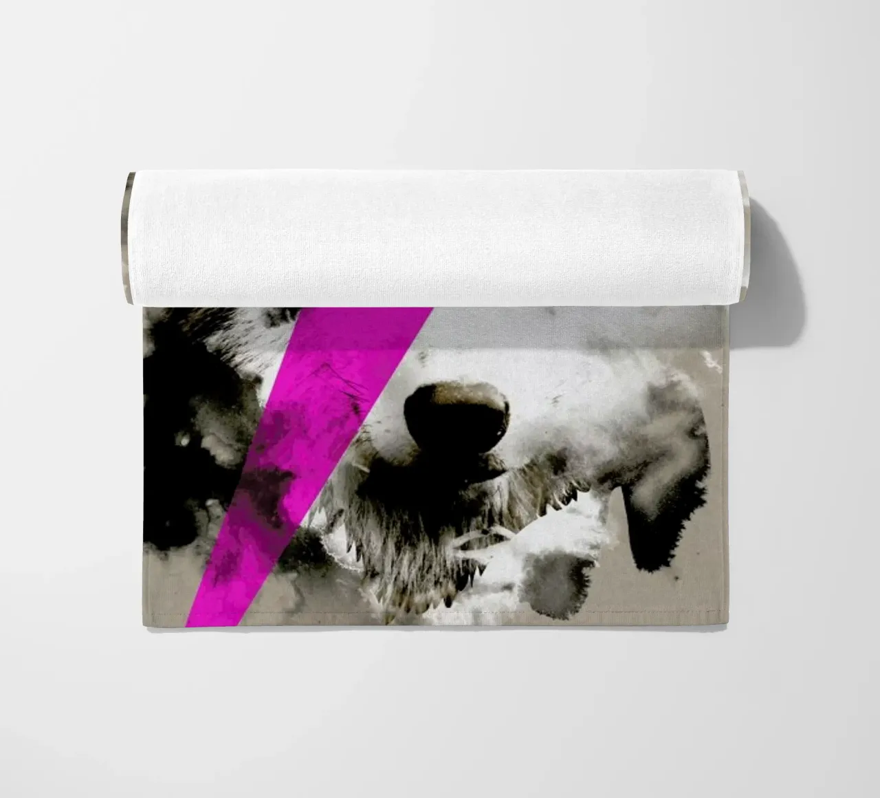 Wolf rocks strandhanddoek van Róbert Farkas