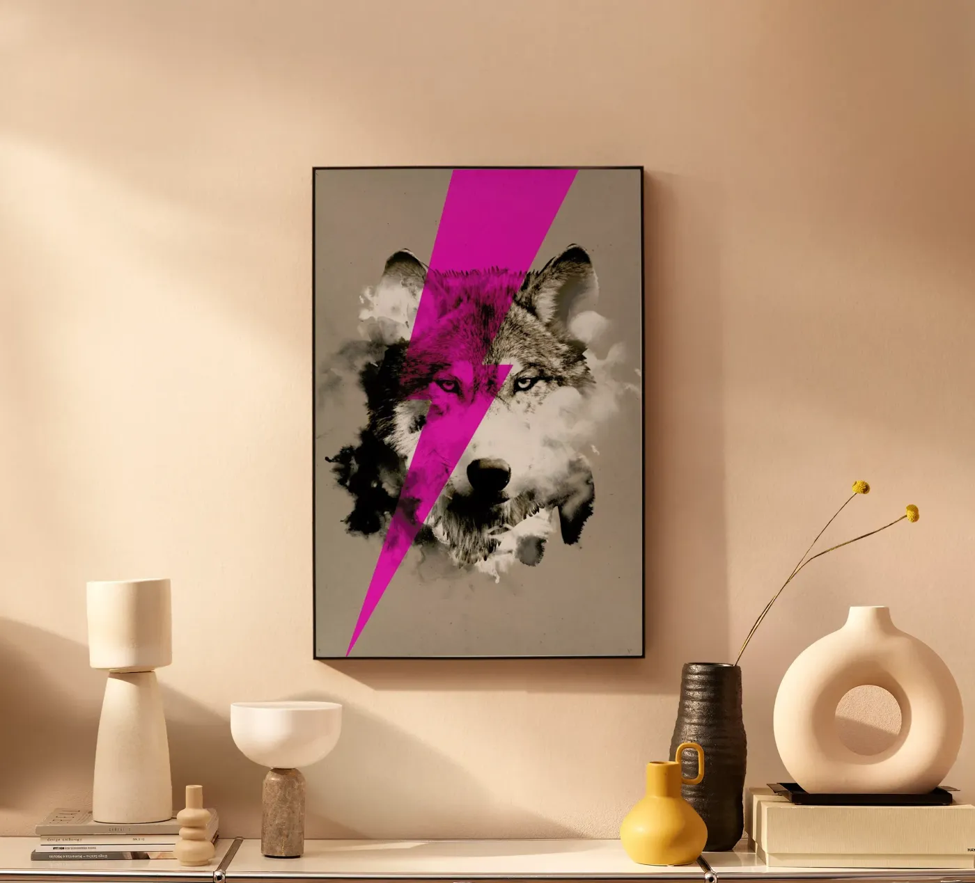 Wolf rocks plexiglas de Róbert Farkas