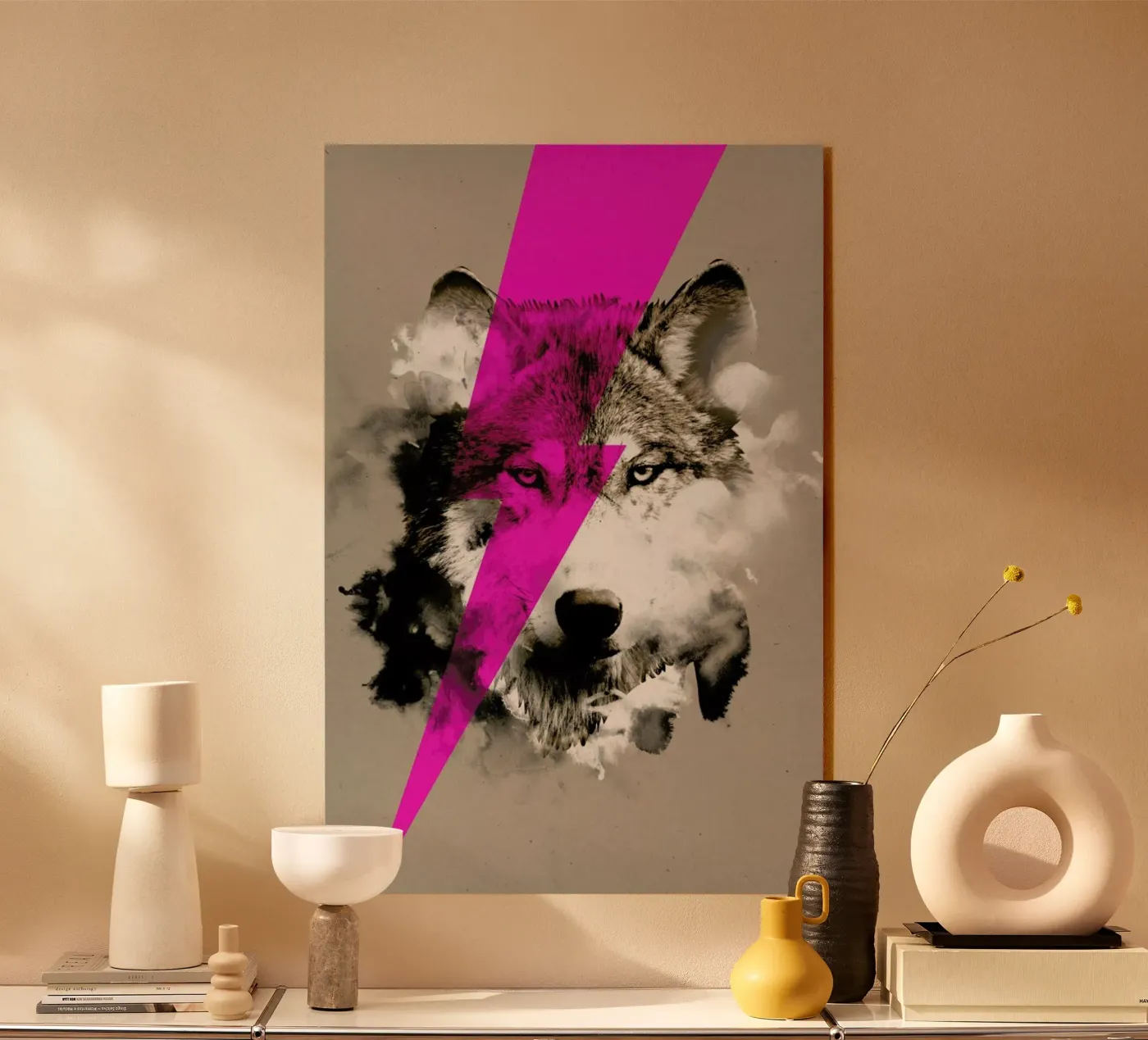 Wolf rocks plexiglas de Róbert Farkas