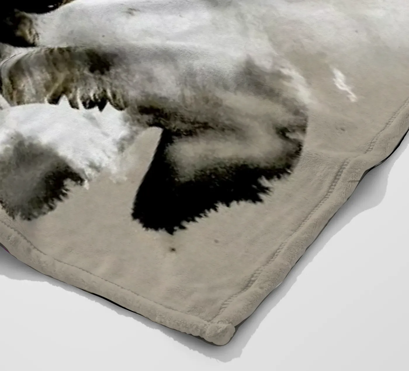 Wolf rocks Fleecedecke von Róbert Farkas