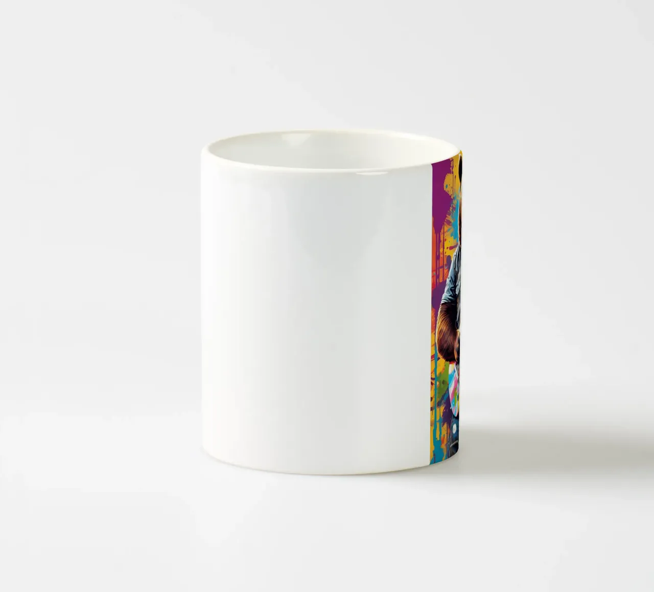 L'orso suona la chitarra, i graffiti tazza in ceramica da MakArena
