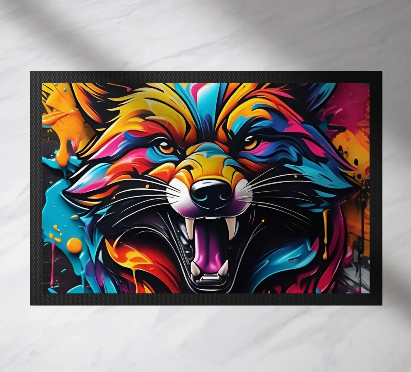 Aggressive fox, graffiti zerbino da MakArena