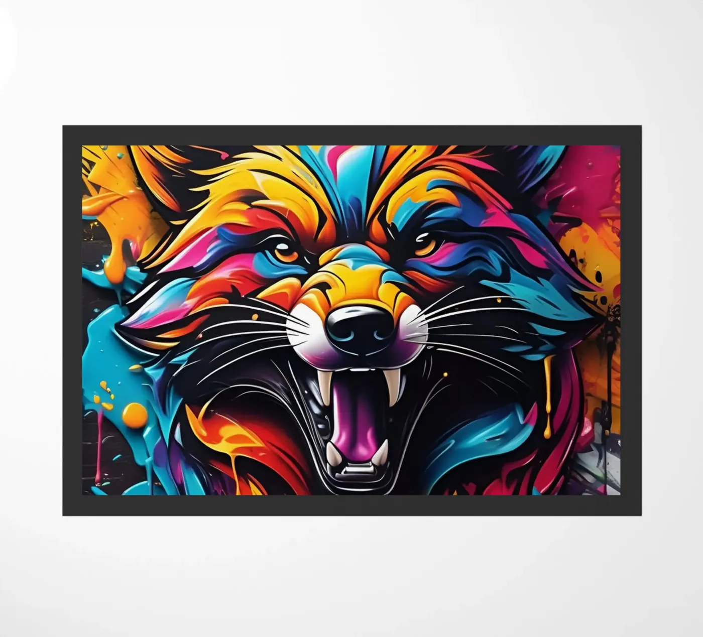 Aggressive fox, graffiti zerbino da MakArena