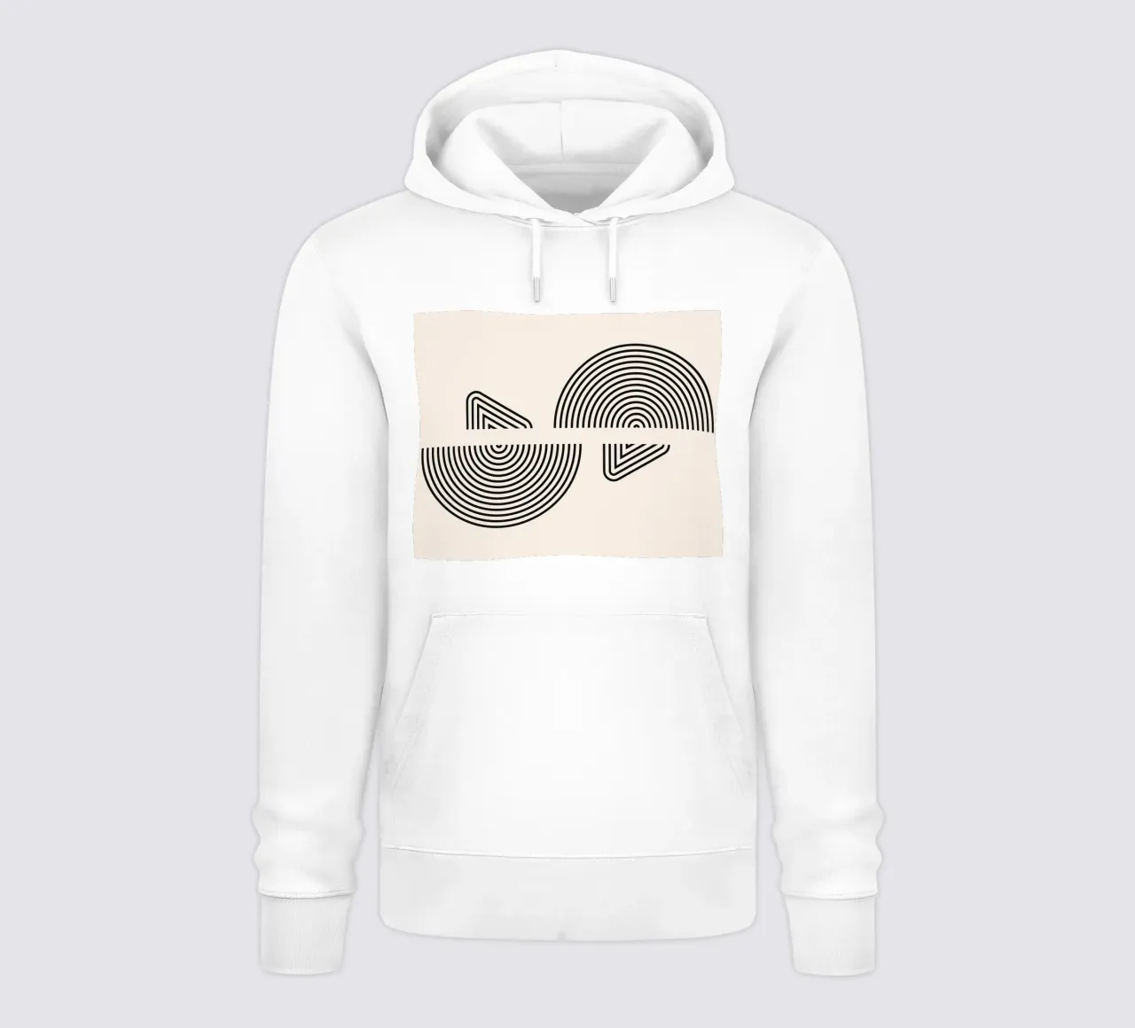 Linee geometriche Moderno minimalista felpa con cappuccio da Whole©