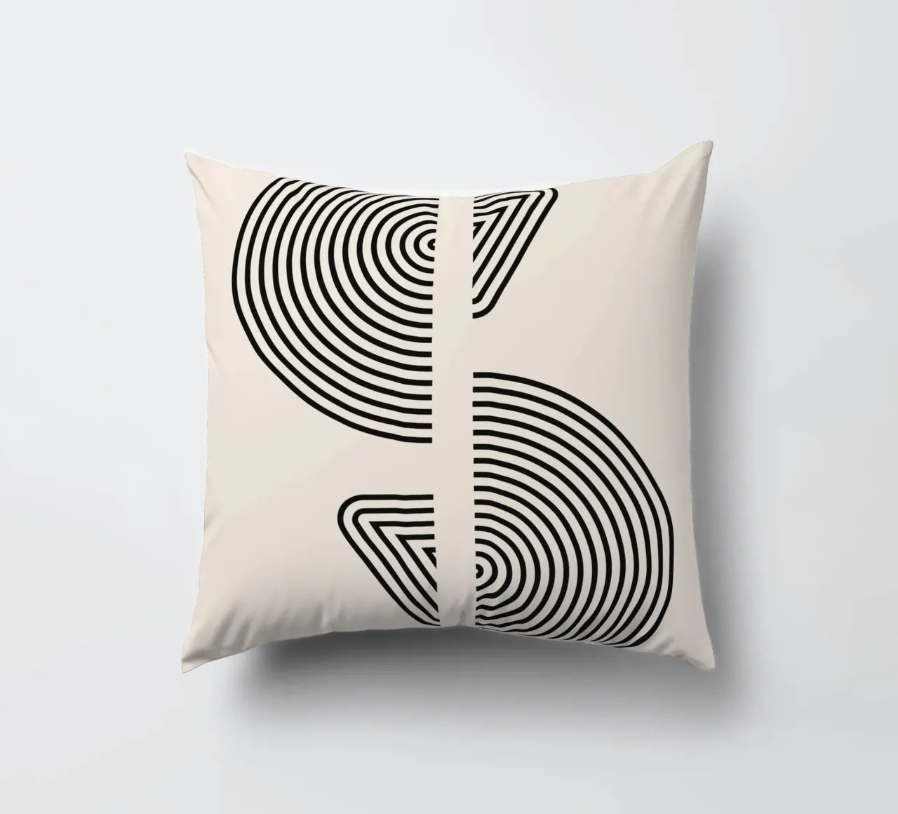 Linee geometriche Moderno minimalista cuscino da Whole©