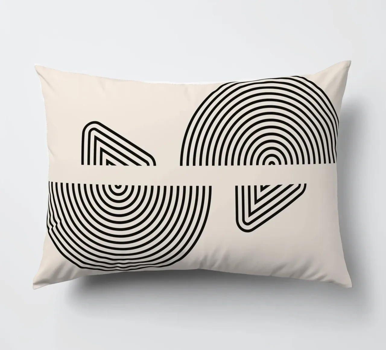 Linee geometriche Moderno minimalista cuscino da Whole©