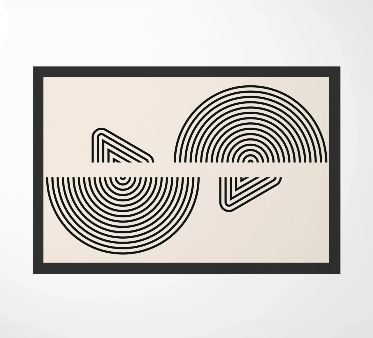 Linee geometriche Moderno minimalista zerbino da Whole©