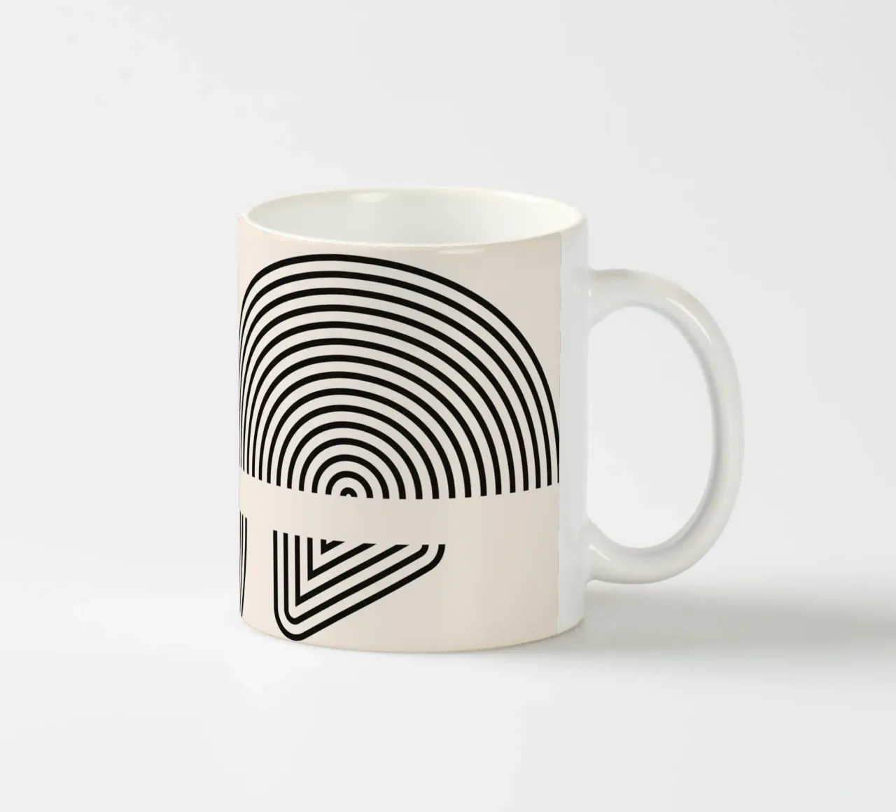 Linee geometriche Moderno minimalista tazza in ceramica da Whole©