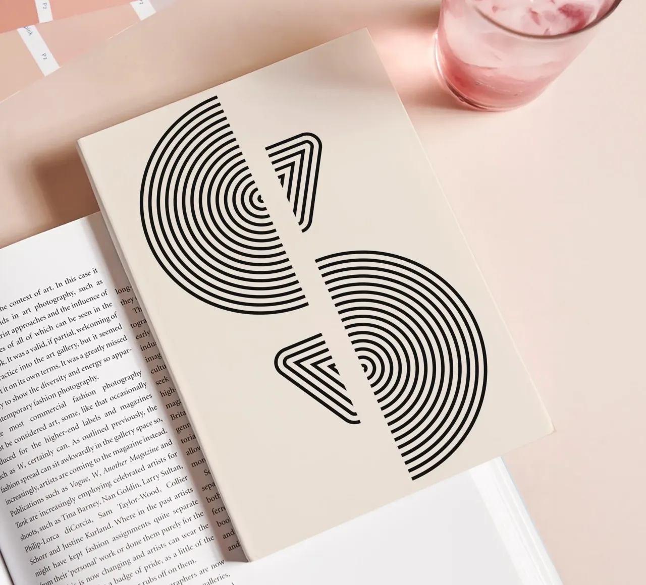 Linee geometriche Moderno minimalista diario da Whole©