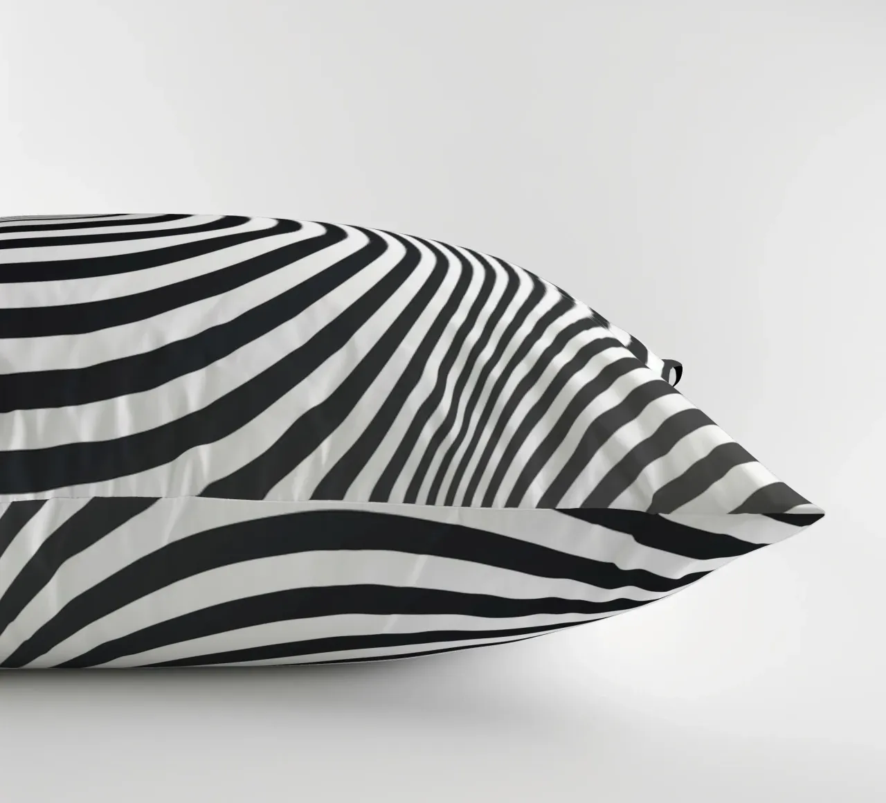 Illusione ottica moderna in bianco e nero cuscino da Whole©