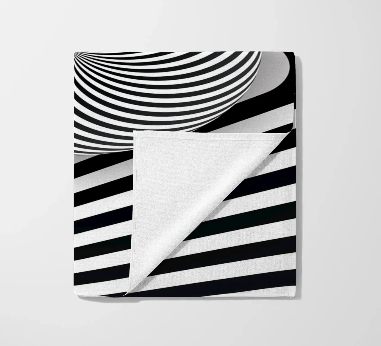 Optical illusion Modern Hypnotic beach towel by Whole©