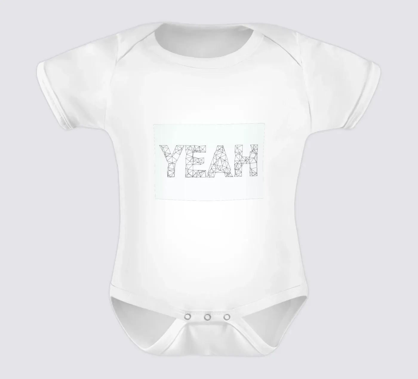 Yeah babyrompertje korte mouwen van Studio Nahili