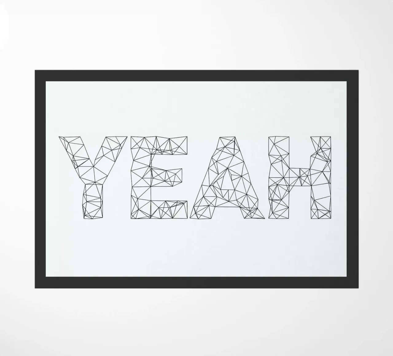 Yeah deurmat van Studio Nahili