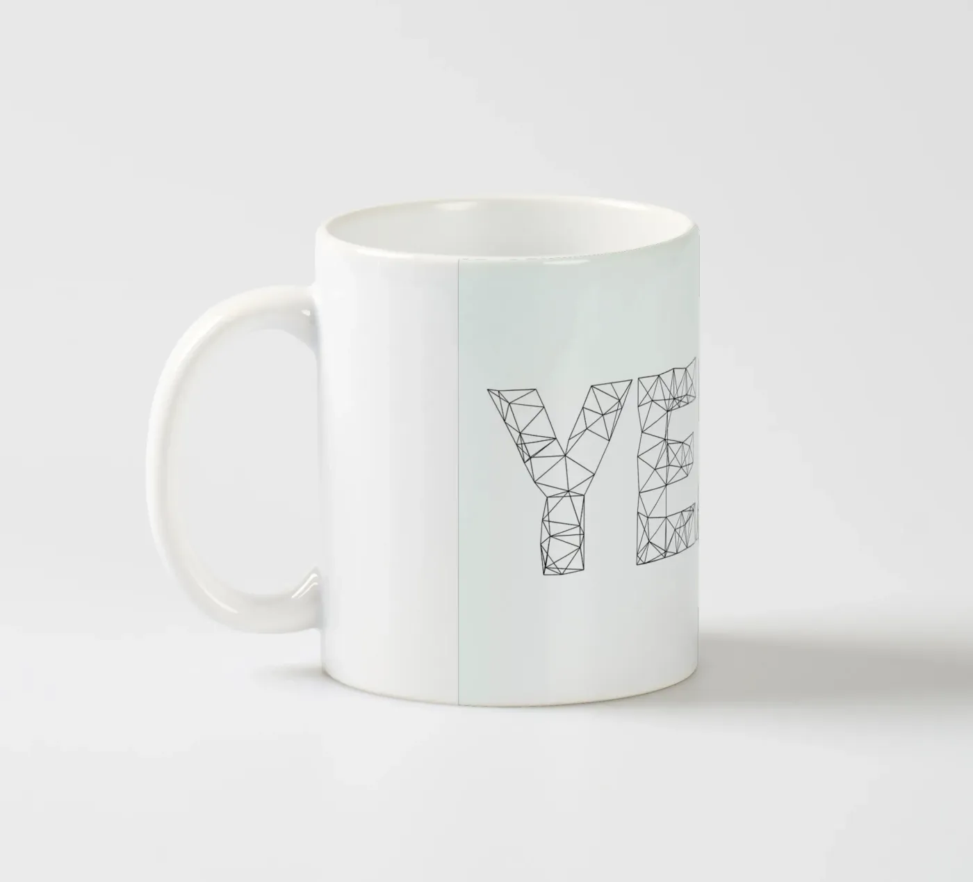 Yeah ceramic mug by Studio Nahili