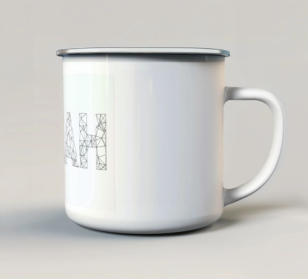 Yeah tazza in smalto da Studio Nahili