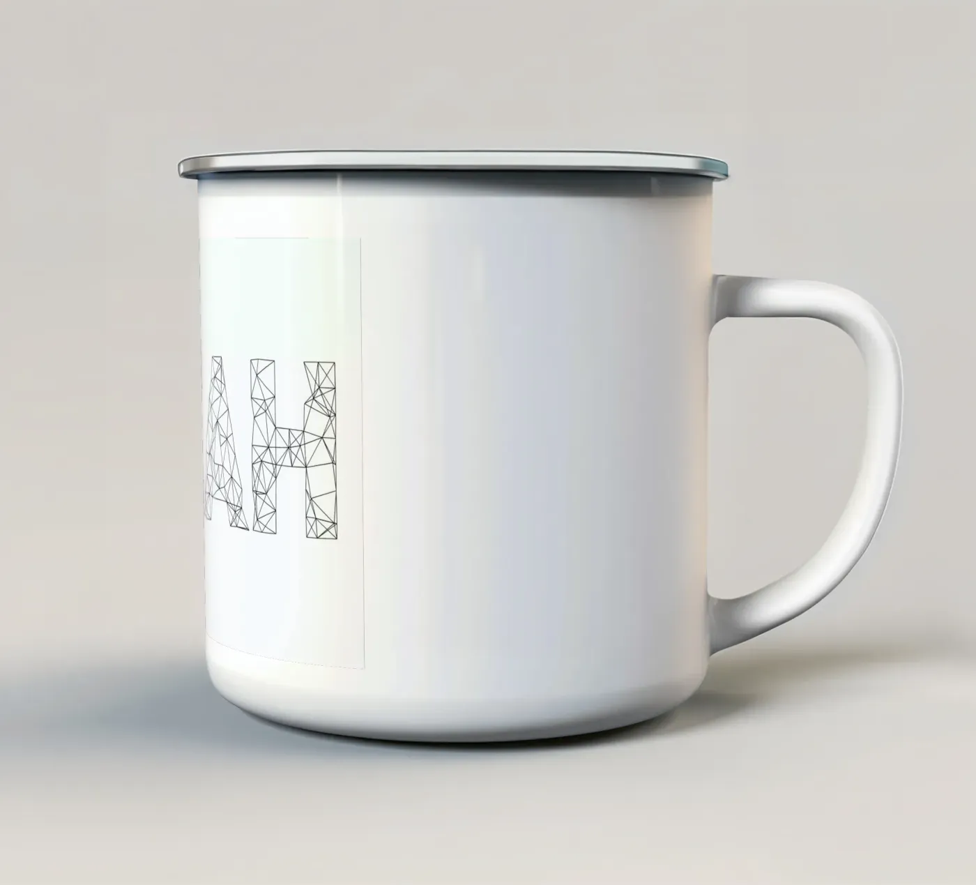 Yeah enamel mug by Studio Nahili