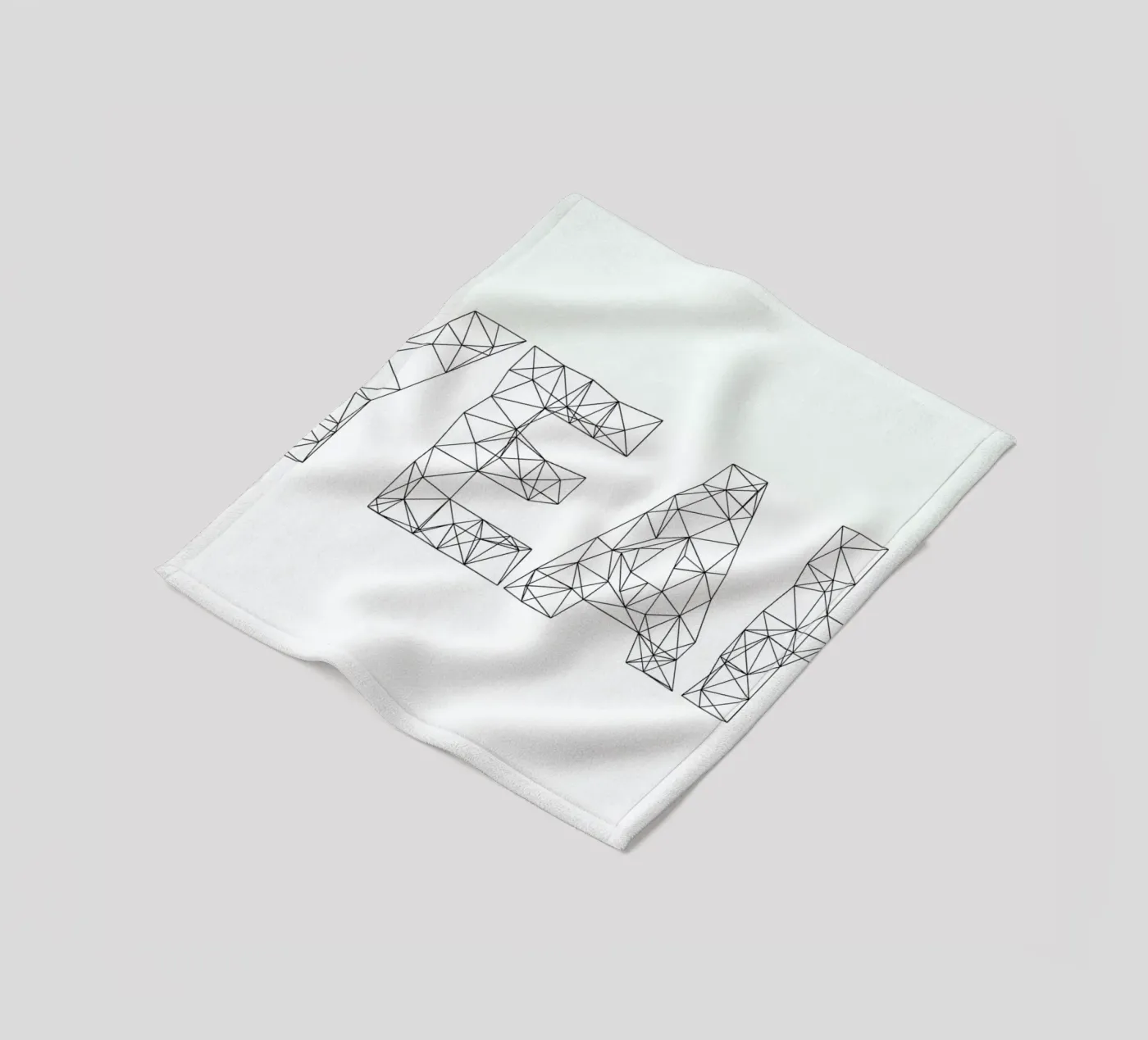 Yeah fleece blanket by Studio Nahili