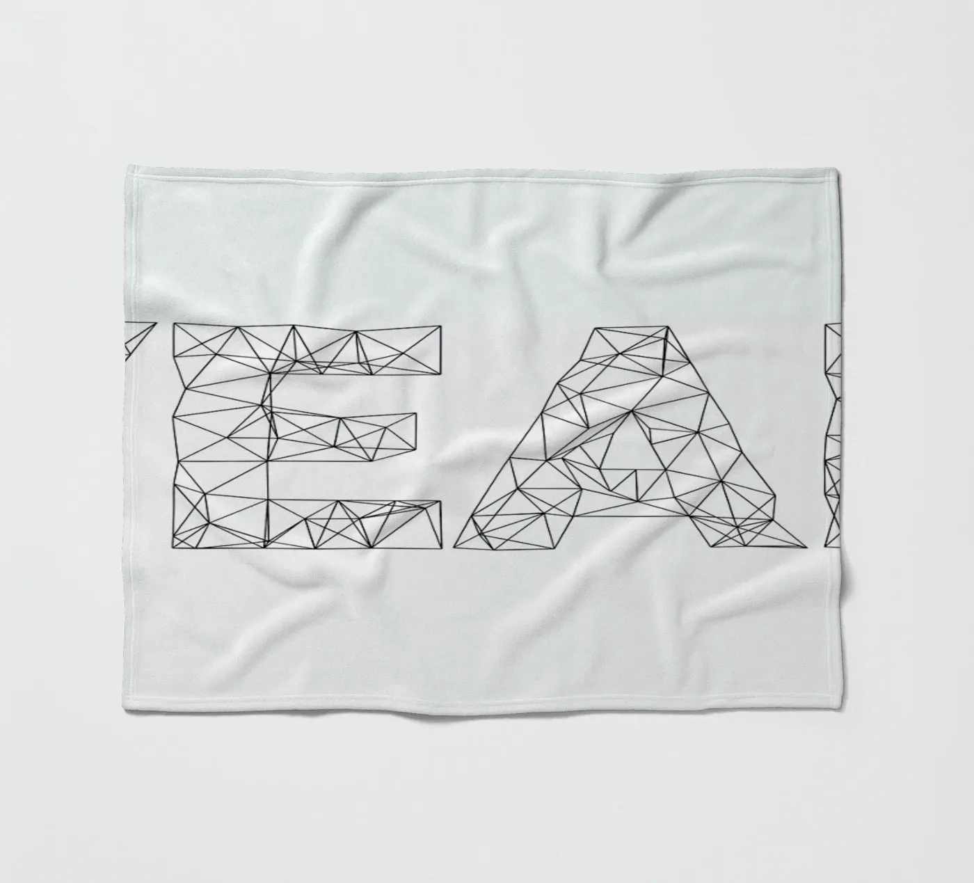 Yeah fleece blanket by Studio Nahili