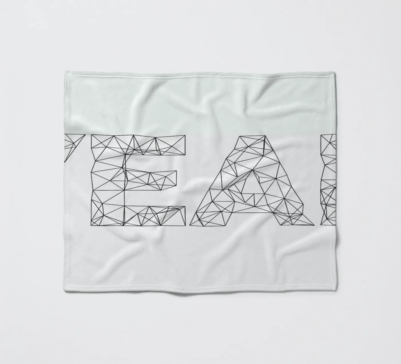 Yeah fleece blanket by Studio Nahili