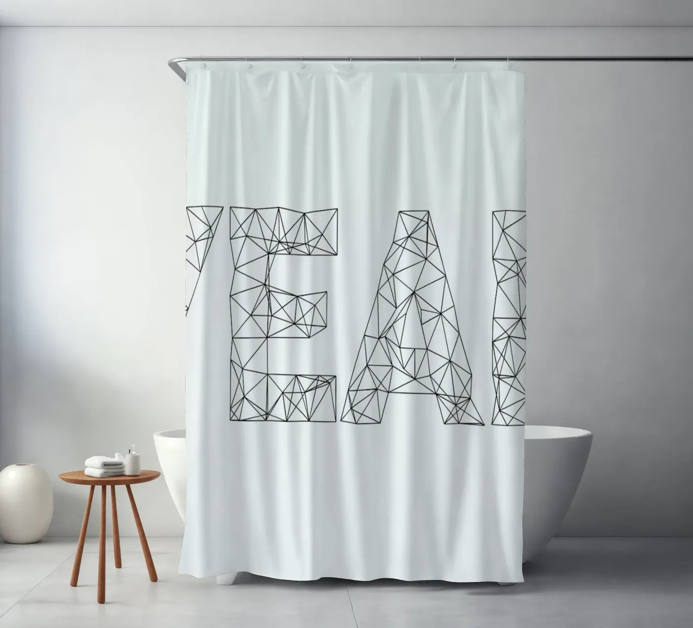 Yeah douchegordijn van Studio Nahili