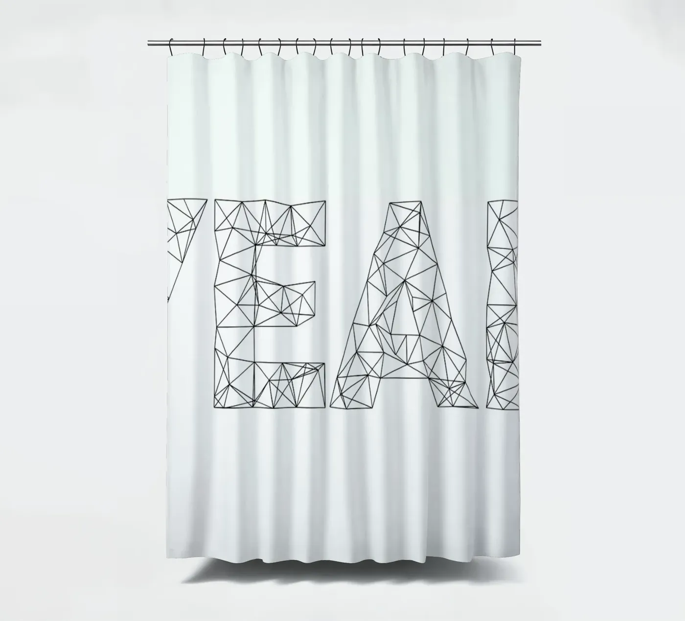 Yeah douchegordijn van Studio Nahili