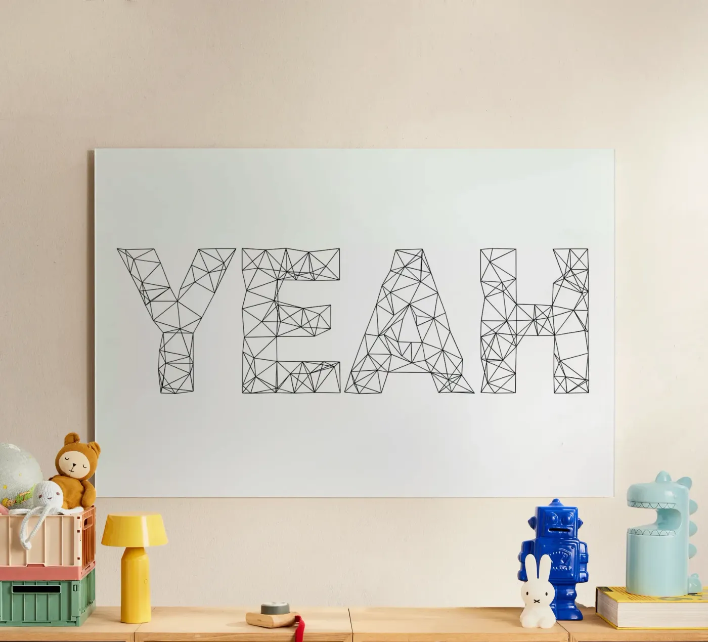 Yeah acryl van Studio Nahili