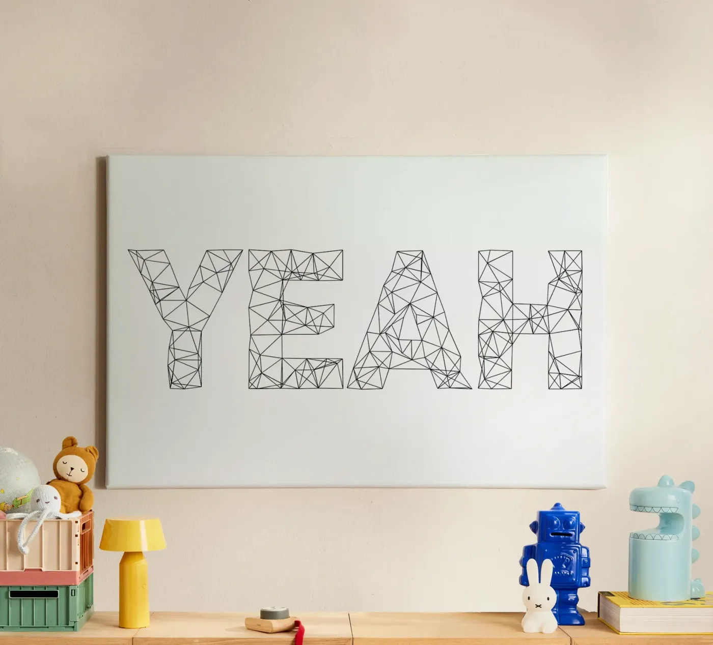 Yeah canvas van Studio Nahili