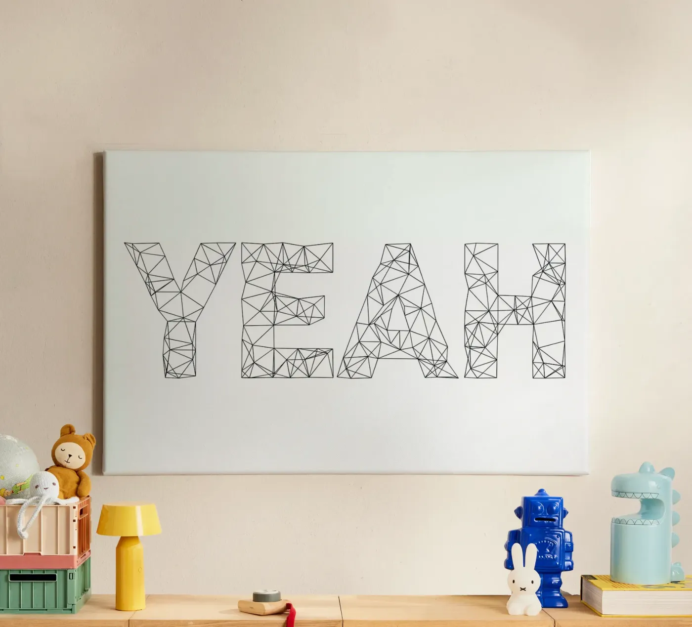 Yeah Leinwand von Studio Nahili