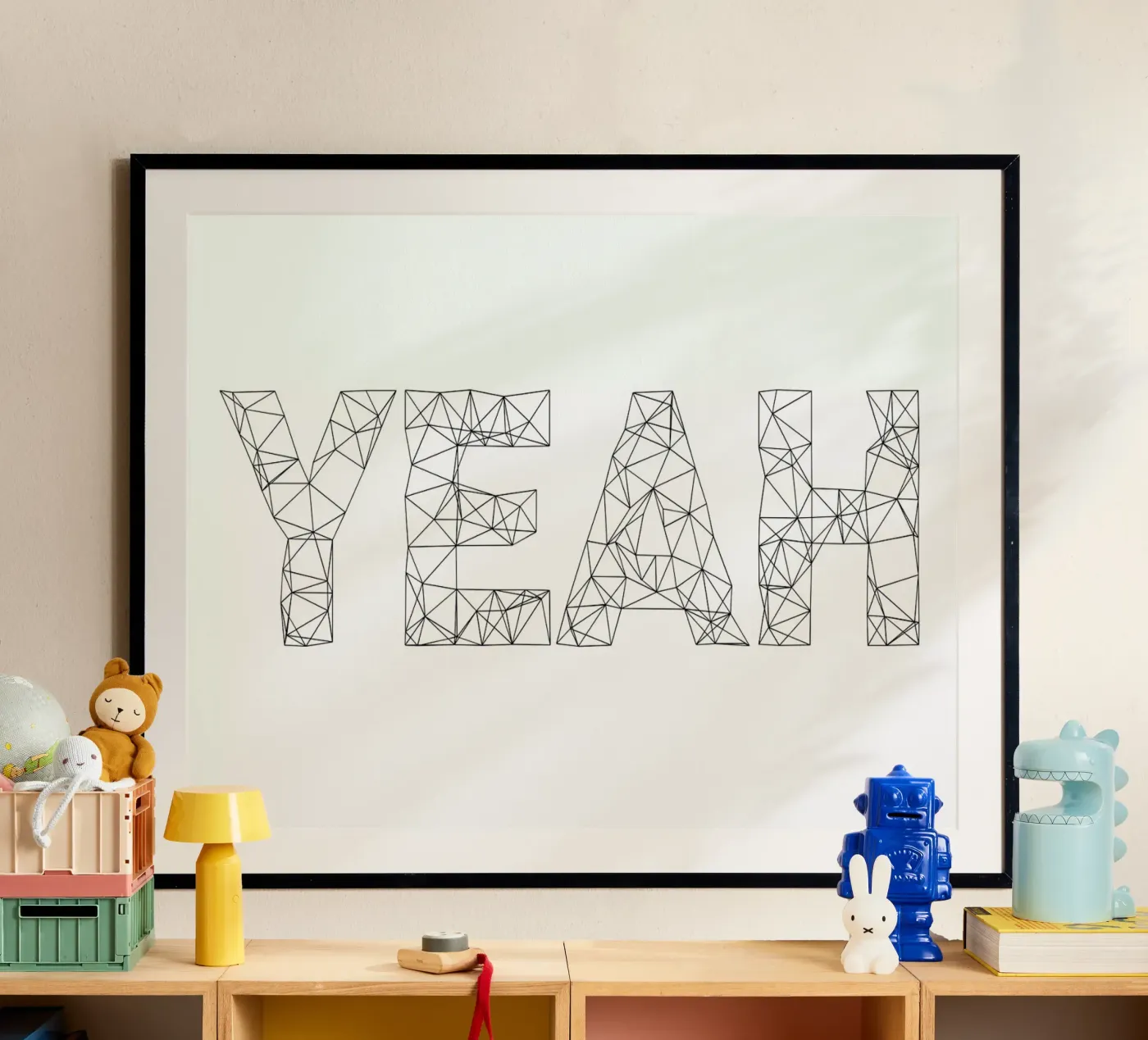 Yeah poster van Studio Nahili