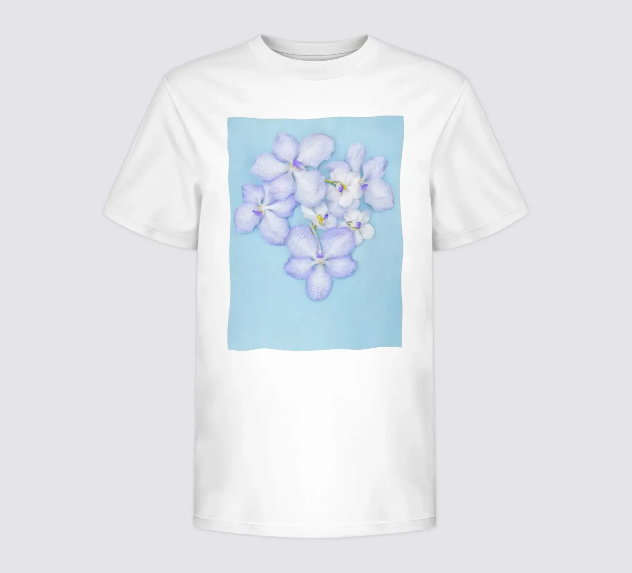 Serenity in Bloom – Lilac Orchids t-shirt bambini da Curious Collections by Marielle Leenders