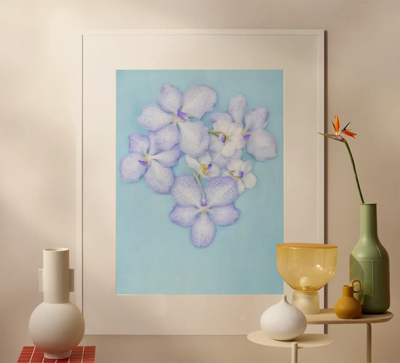 Serenity in Bloom – Lilac Orchids carta hahnemühle da Curious Collections by Marielle Leenders