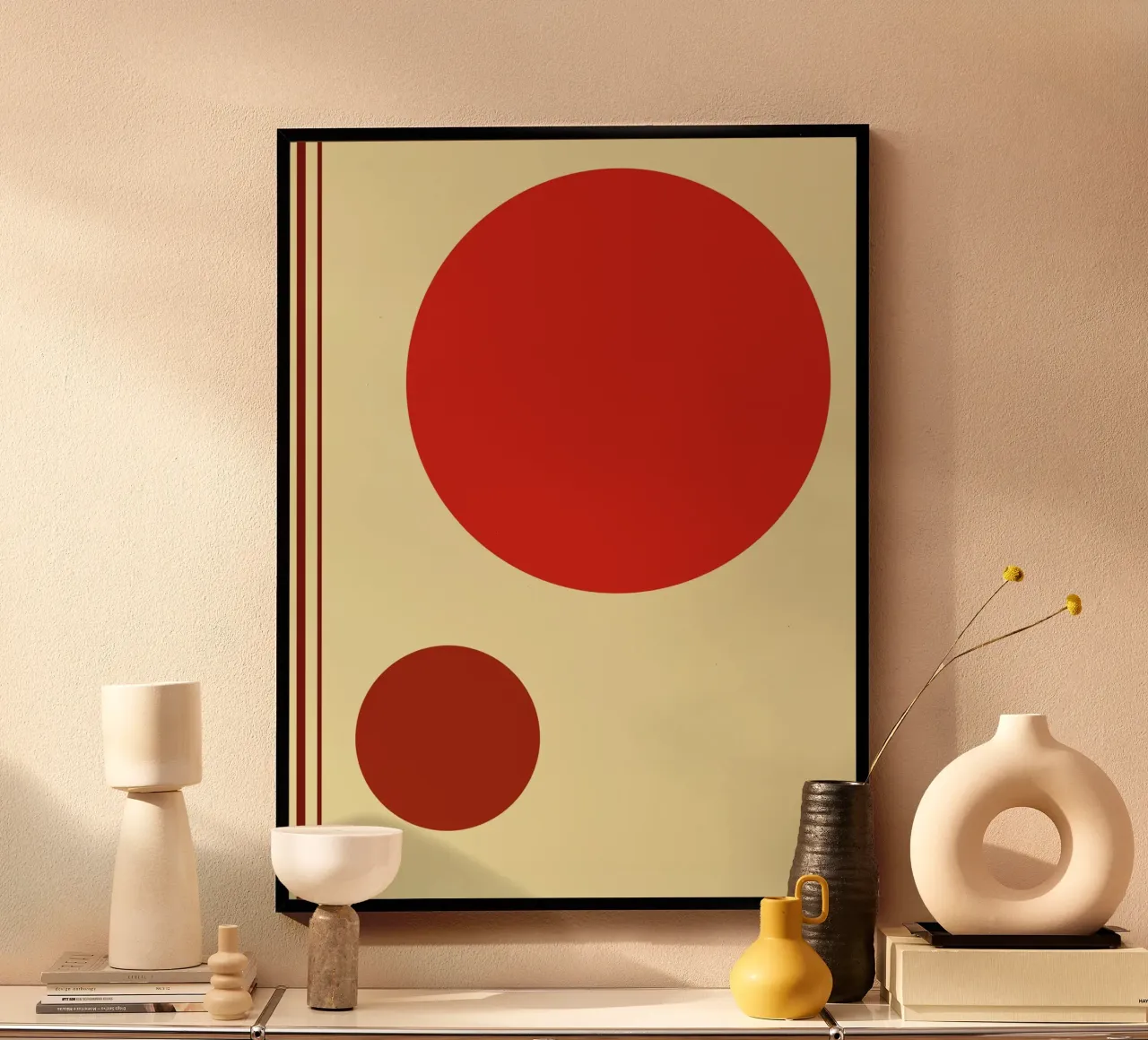 Minimalist geometry art hahnemühle by Whole©