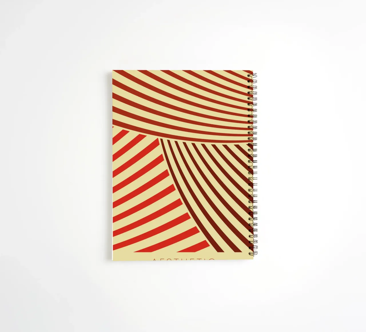 Modernes Aesthetic Linien-Design Ringbuch von Whole©