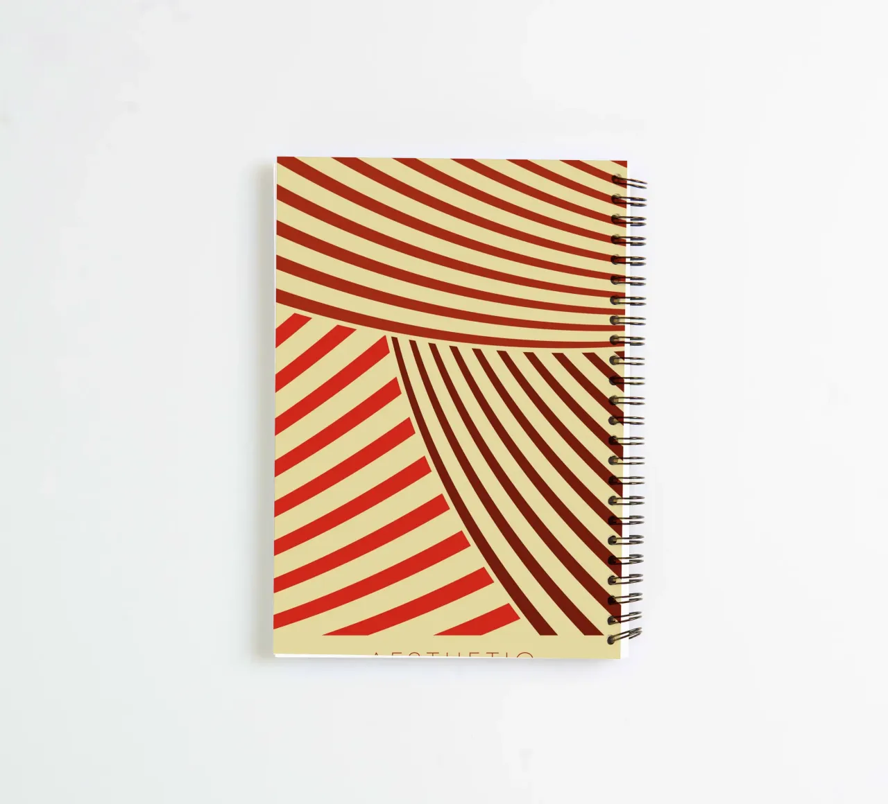 Modernes Aesthetic Linien-Design Ringbuch von Whole©