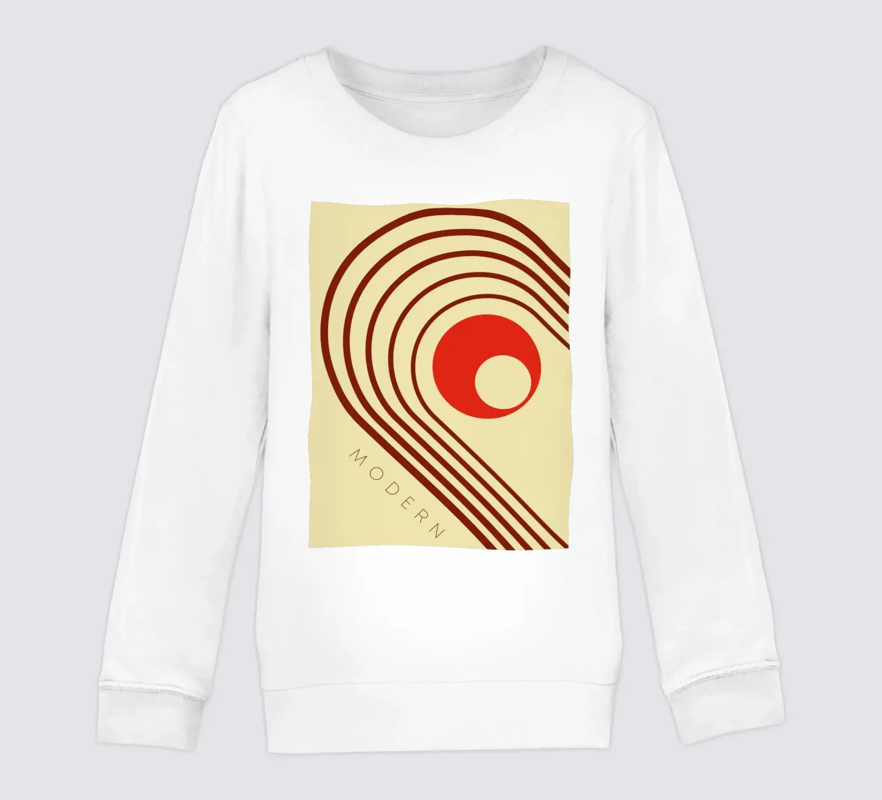 Design moderno e retrò felpa bambino da Whole©