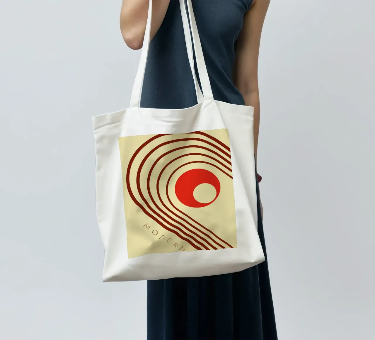 Design moderno e retrò borsa in juta da Whole©