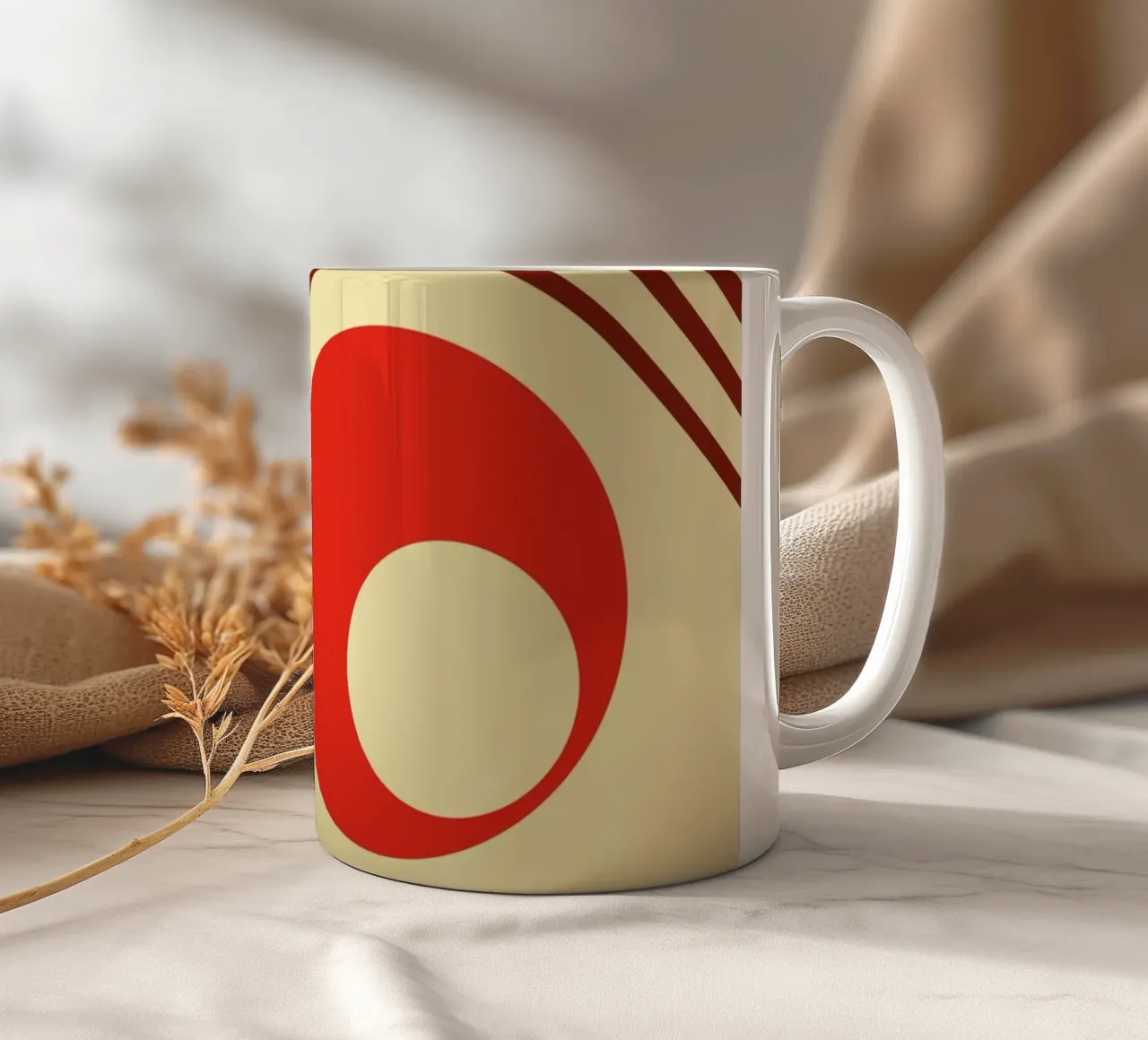 Design moderno e retrò tazza in ceramica da Whole©