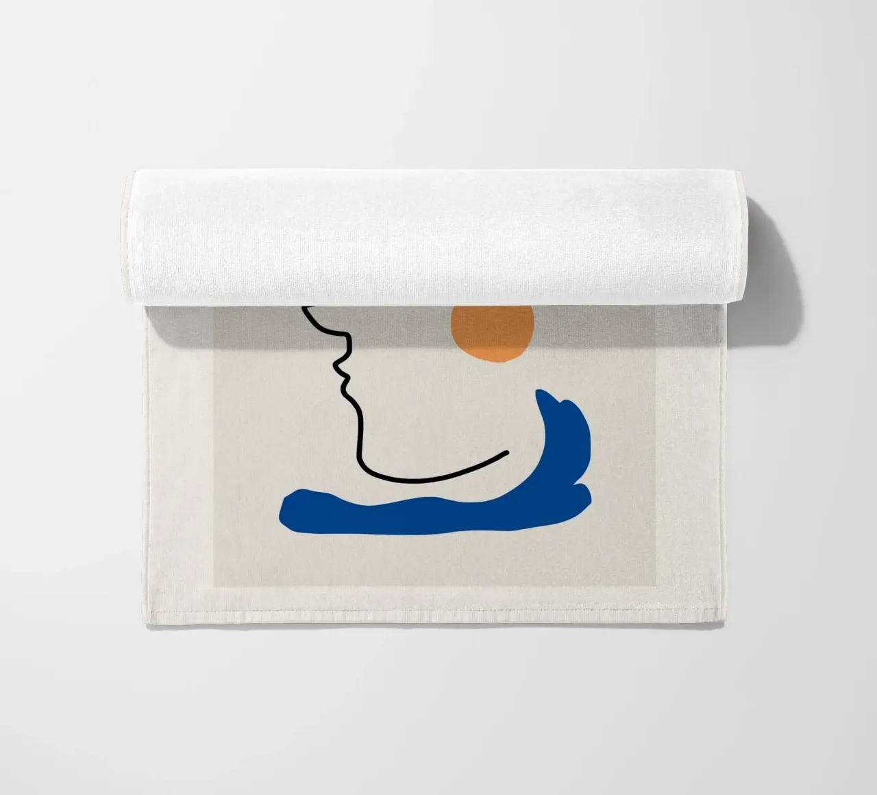 Ritratto moderno in linea telo mare da Whole©