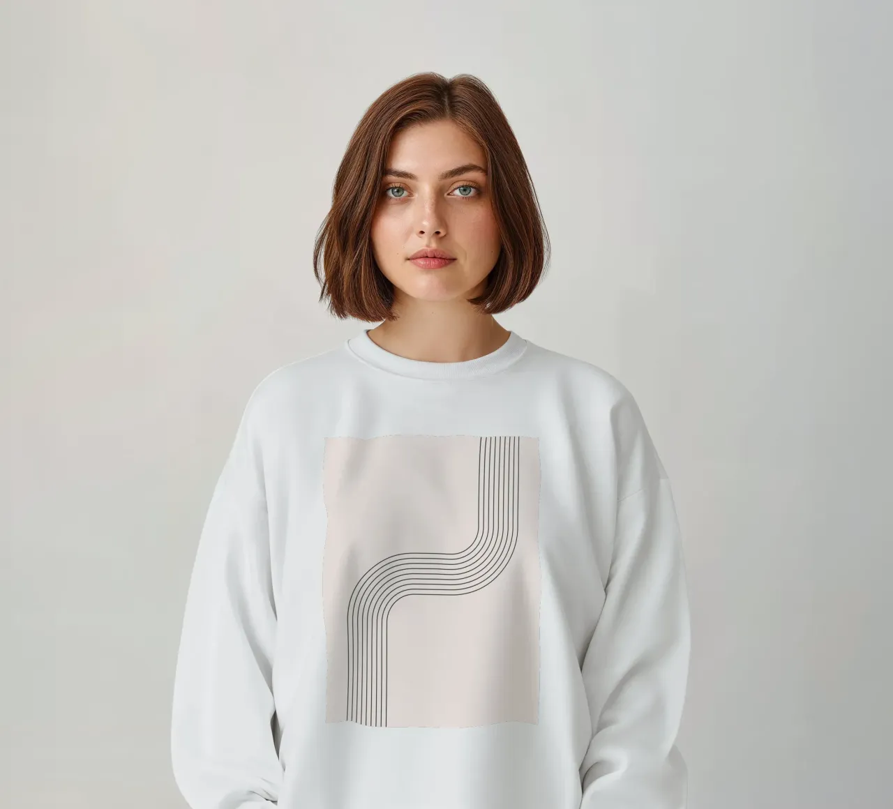 Design lineare e minimalista dell'arco felpa da Whole©