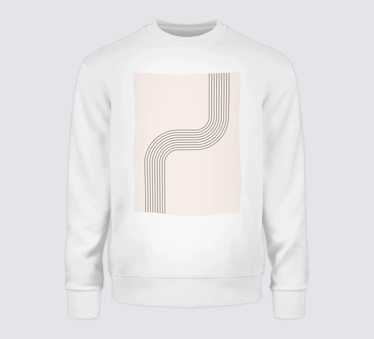 Design lineare e minimalista dell'arco felpa da Whole©