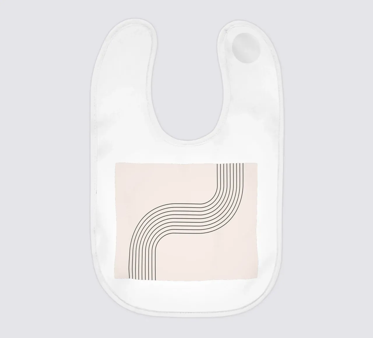 Design lineare e minimalista dell'arco bavaglino da Whole©