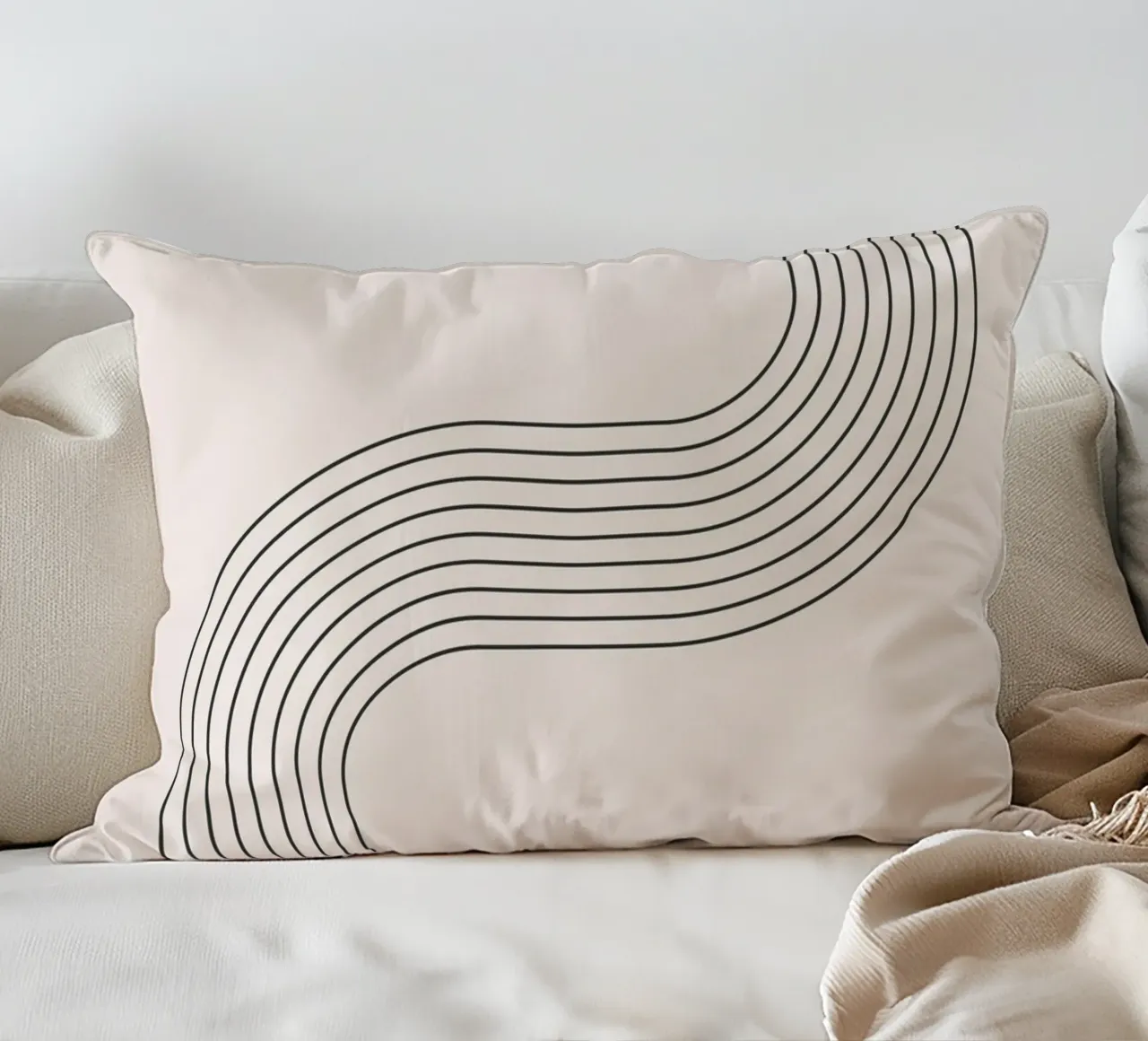 Design lineare e minimalista dell'arco cuscino da Whole©