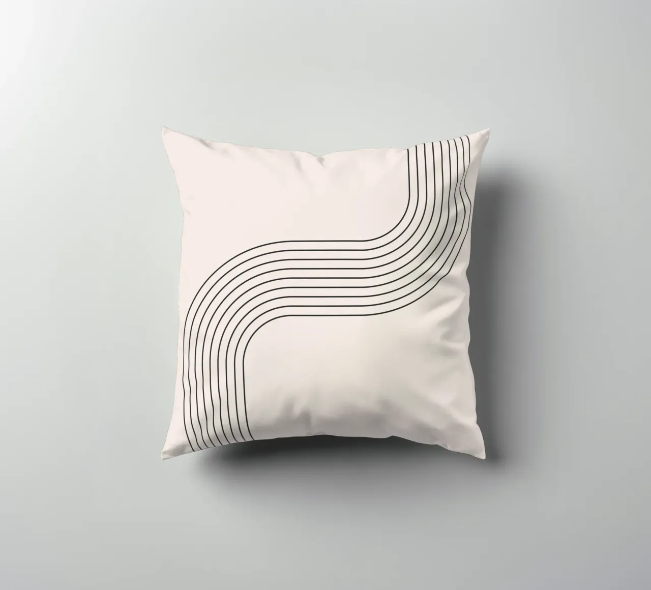 Design lineare e minimalista dell'arco cuscino da Whole©