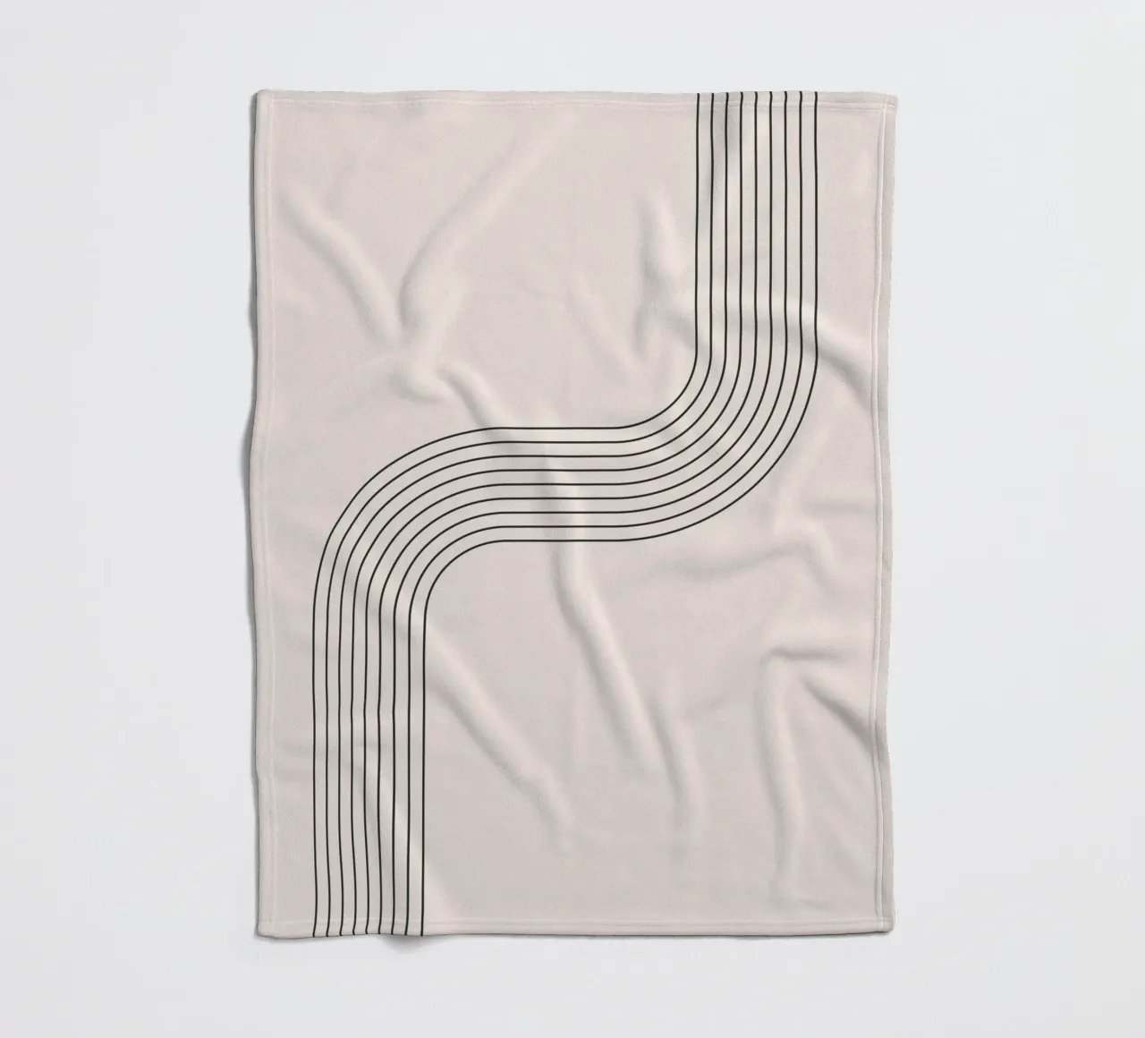 Design lineare e minimalista dell'arco coperta in pile da Whole©
