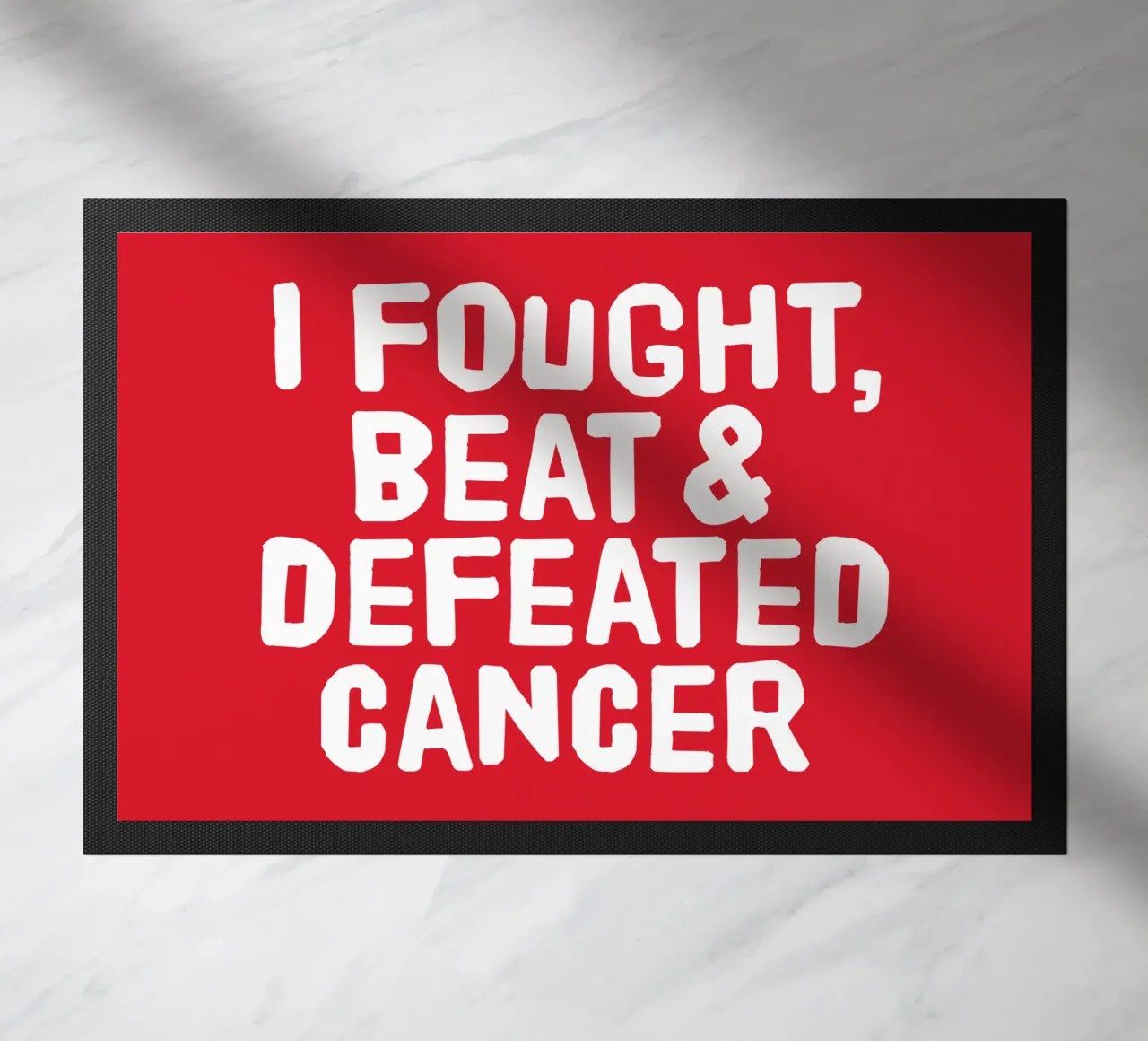 I fought, beat and defeated cancer zerbino da happieeagle