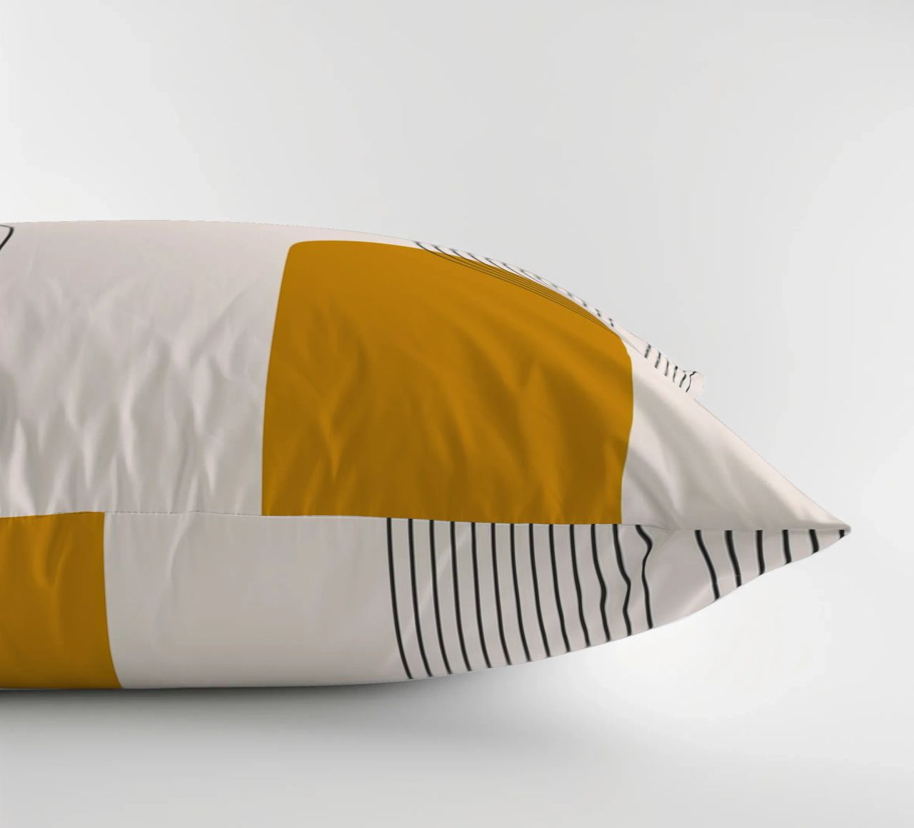 Design astratto dalle linee boho cuscino da Whole©
