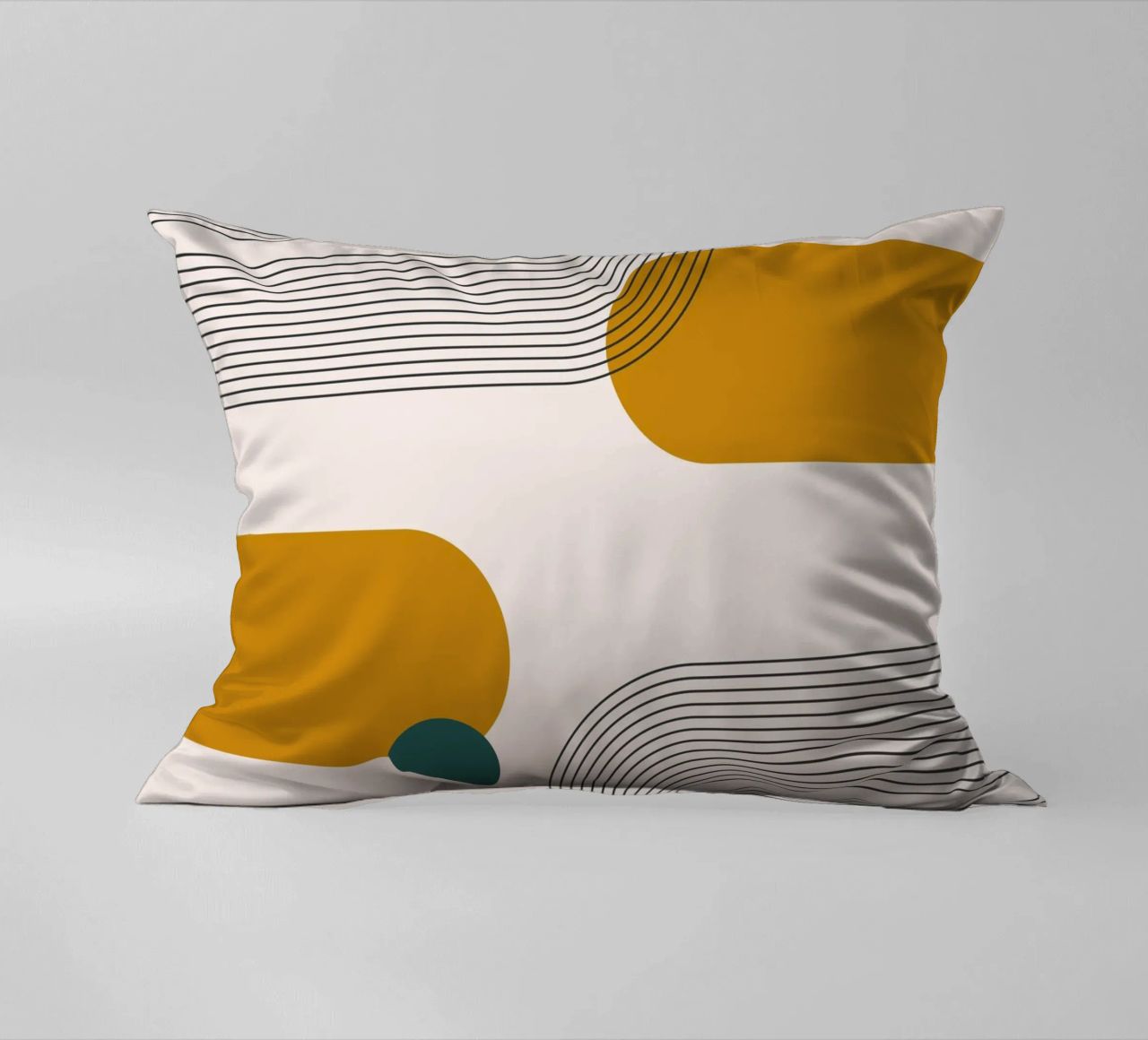 Design astratto dalle linee boho cuscino da Whole©