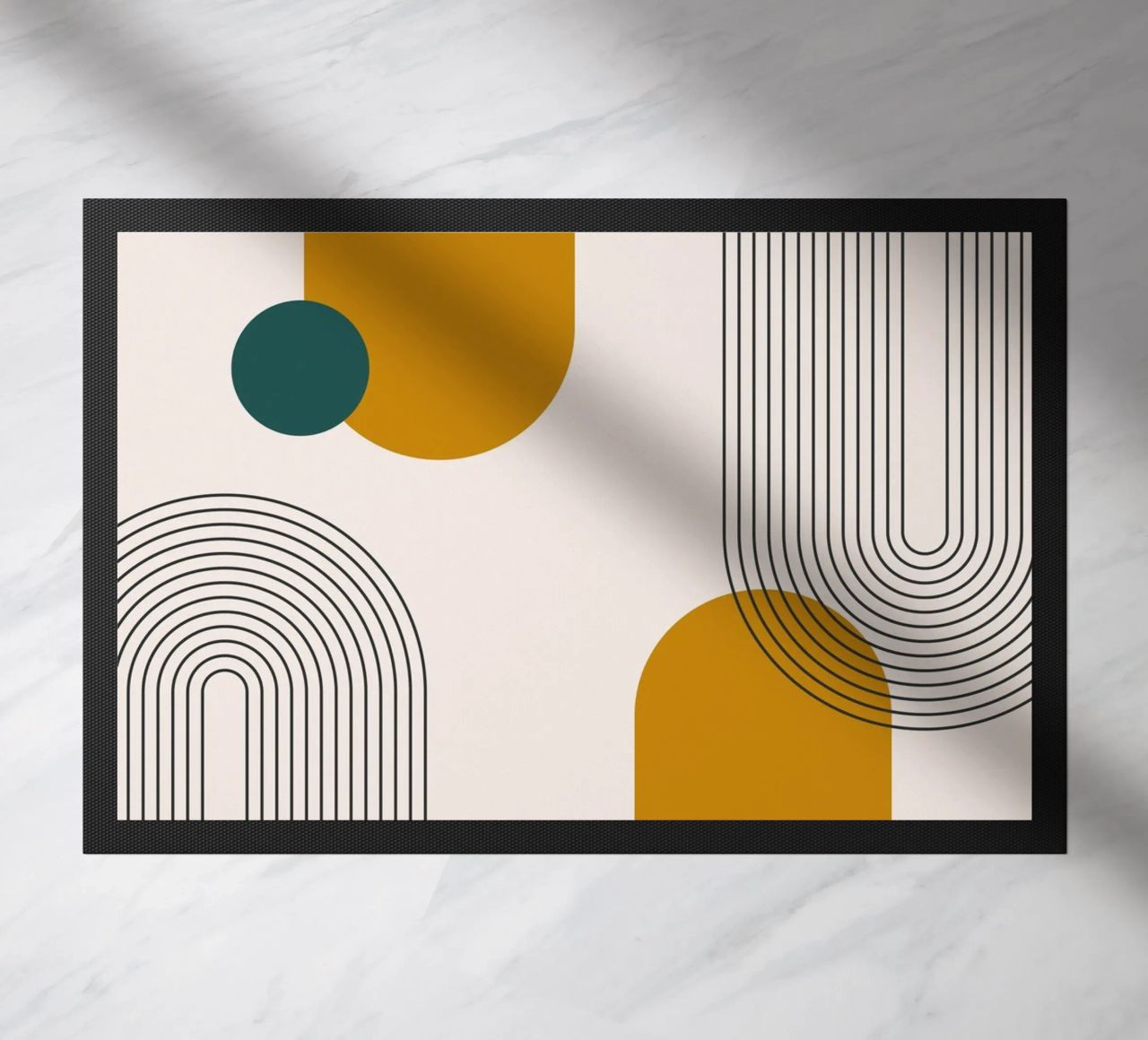 Design astratto dalle linee boho zerbino da Whole©
