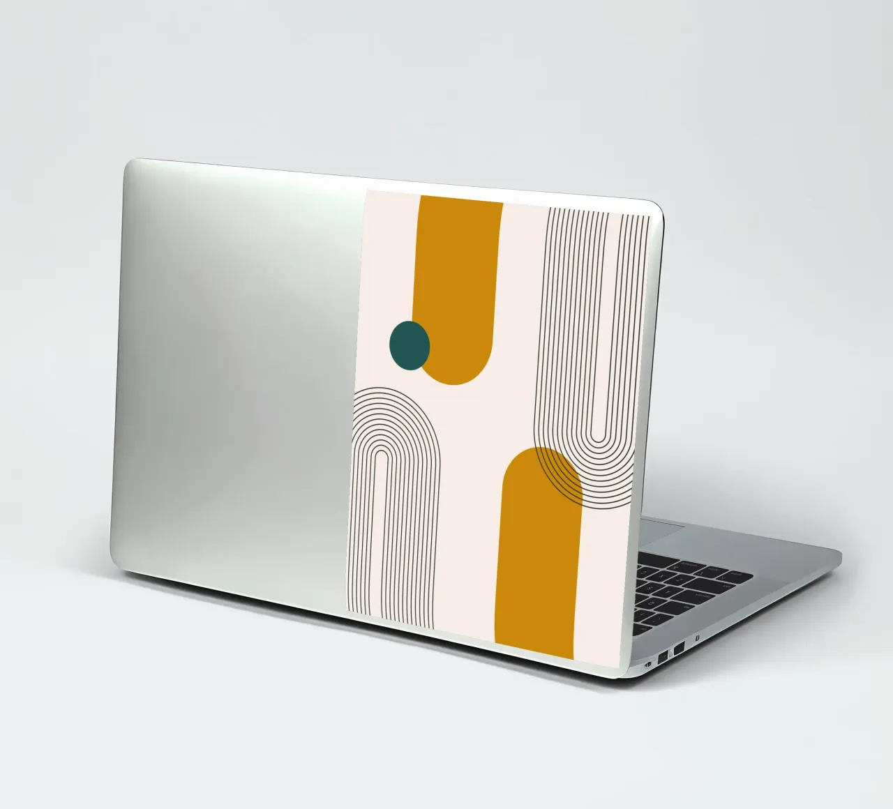 Abstract boho lines design sticker by Whole©